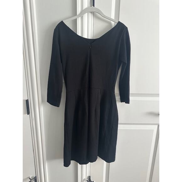 Amanda Uprichard Black Ponte Classic Dress Size: Medium - Picture 7 of 11